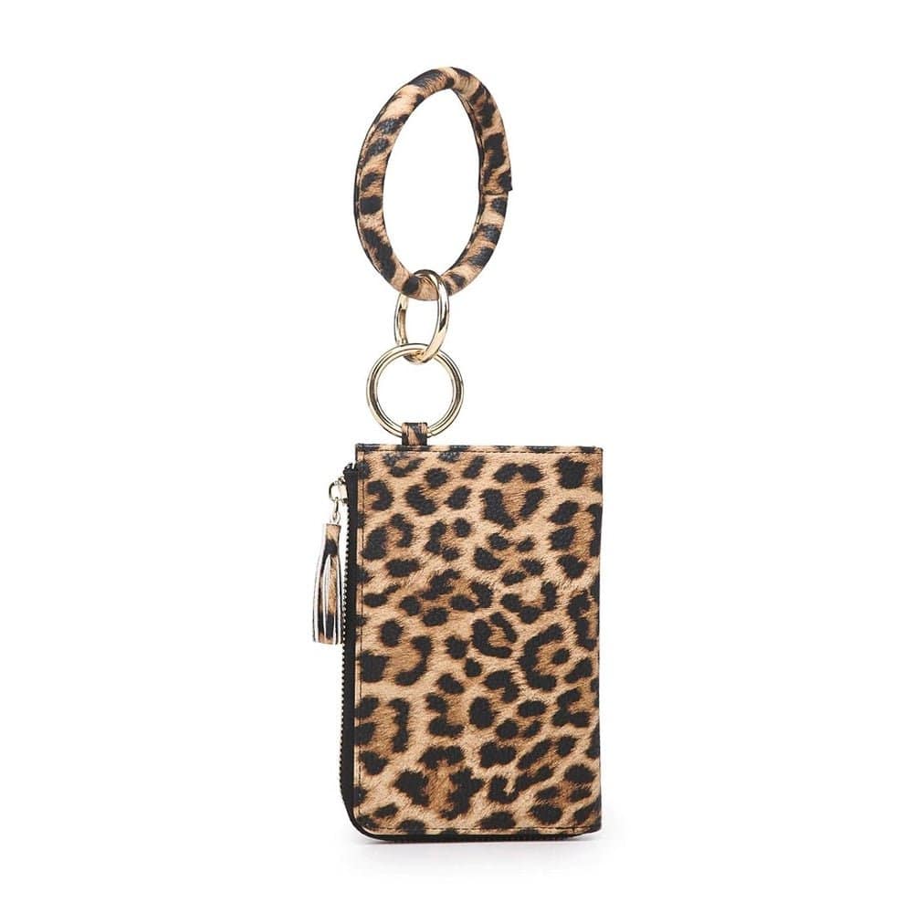 M1973 Wristlet Zipper Bangle/Wallet/Cardholder w/ Tassel - MiMi Wholesale