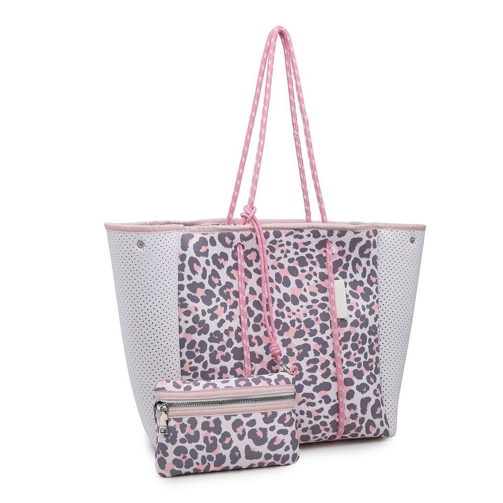 M2011STRP Stripe Multifunctional Neoprene Tote - MiMi Wholesale