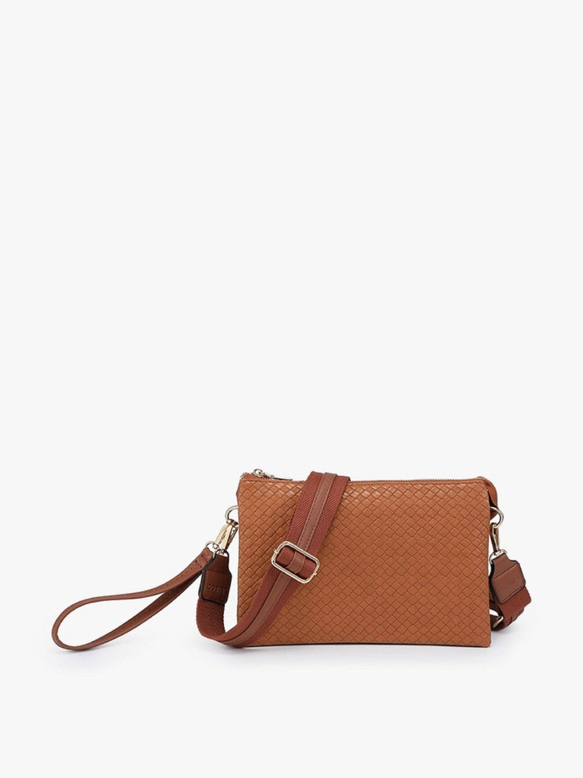 M2056DWV Izzy Diagonal Woven Crossbody w/ Guitar Strap - MiMi Wholesale