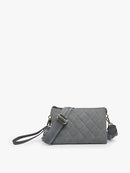 M2056QLT Izzy Quilted Crossbody w/ Guitar Strap - MiMi Wholesale