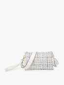 M2056TWD Izzy Tweed Crossbody with Guitar Strap - MiMi Wholesale