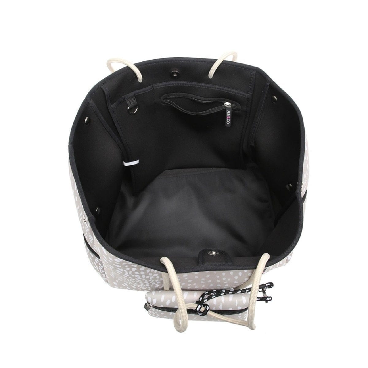M2146 Large Neoprene Shoulder Tote w/ Pouch - MiMi Wholesale