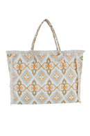 MB0202 Delilah Boho Pattern Fringe Tote Bag - MiMi Wholesale