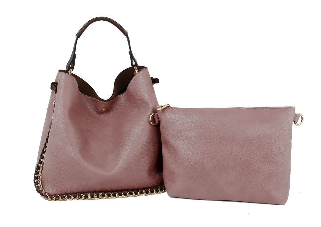 QC0004 2-in-1 Chain Shoulder Bag - MiMi Wholesale