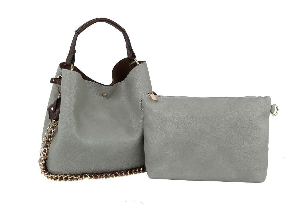 QC0004 2-in-1 Chain Shoulder Bag - MiMi Wholesale