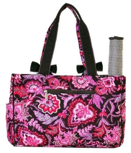 QF2703 Quilted Solid Diaper Bag - MiMi Wholesale
