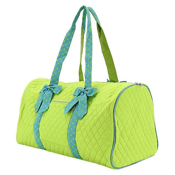 QSD2701 Quilted Solid Large Duffel Bag - MiMi Wholesale