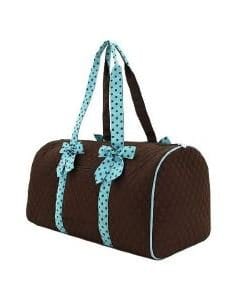 QSD2701 Quilted Solid Large Duffel Bag - MiMi Wholesale