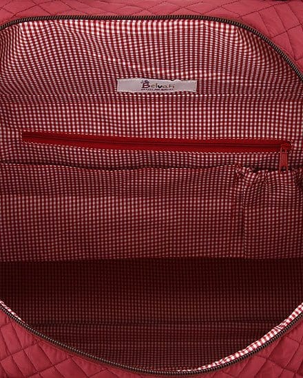QSD2701 Quilted Solid Large Duffel Bag - MiMi Wholesale