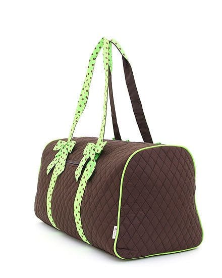 QSD2701 Quilted Solid Large Duffel Bag - MiMi Wholesale