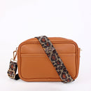 RS038L Sparkling Rhinestone Leopard Guitar Strap - MiMi Wholesale