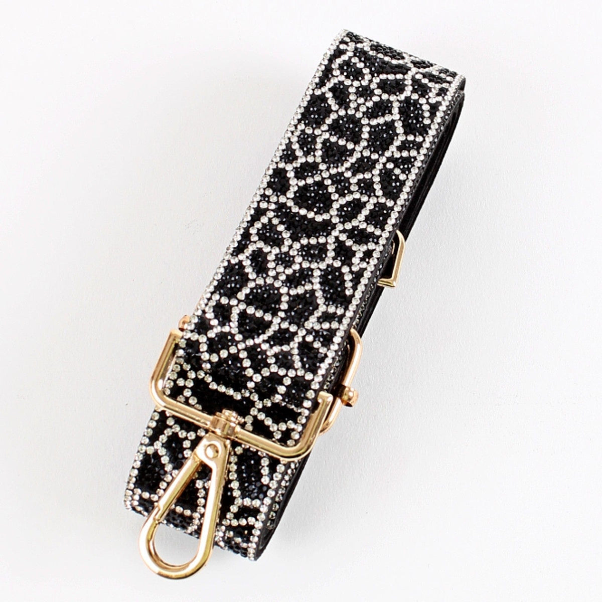 RS038W Sparkling Rhinestone Lattice Web Pattern Strap - MiMi Wholesale