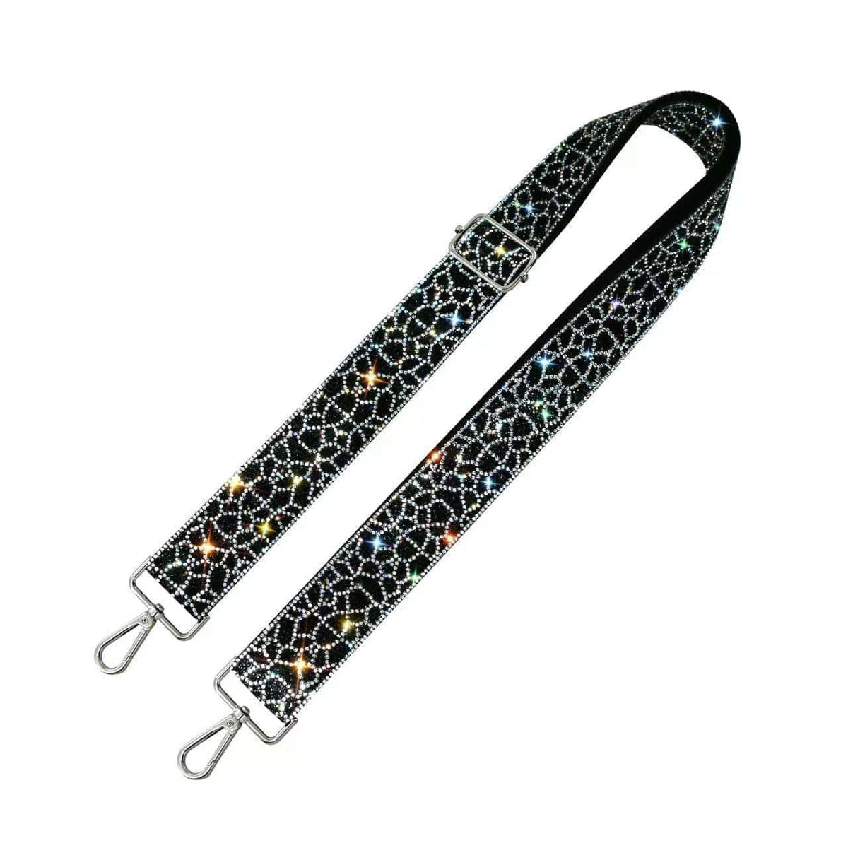 RS038W Sparkling Rhinestone Lattice Web Pattern Strap - MiMi Wholesale