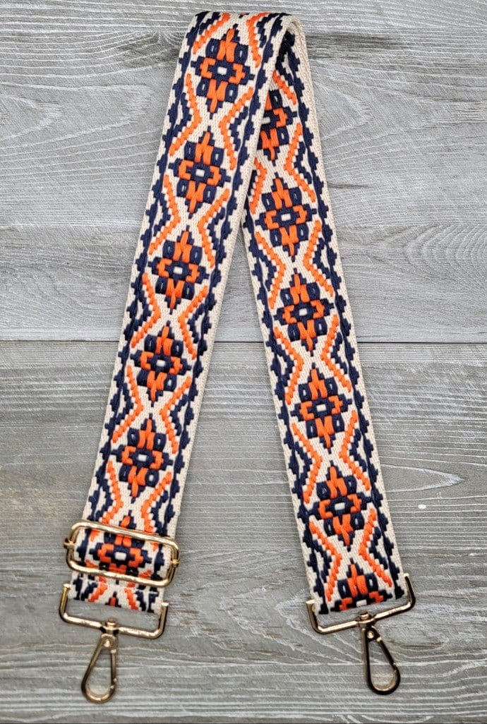 SS050A TG10185 Aztec Adjustable Guitar Strap - MiMi Wholesale
