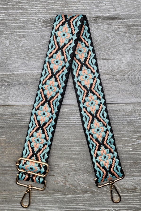 SS050A TG10185 Aztec Adjustable Guitar Strap - MiMi Wholesale