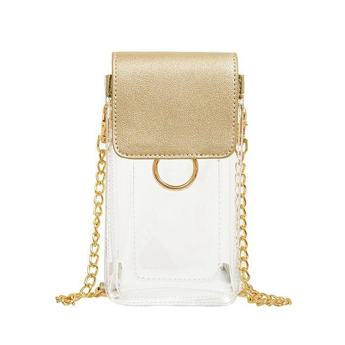 TB28208 Transparent Clear Cell Phone Holder/Crossbody - MiMi Wholesale