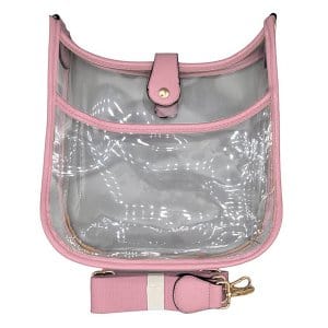 TG10171 Game Day Clear Crossbody Bag - MiMi Wholesale
