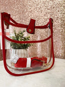 TG10171 Game Day Clear Crossbody Bag - MiMi Wholesale