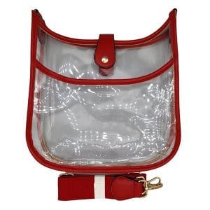 TG10171 Game Day Clear Crossbody Bag - MiMi Wholesale