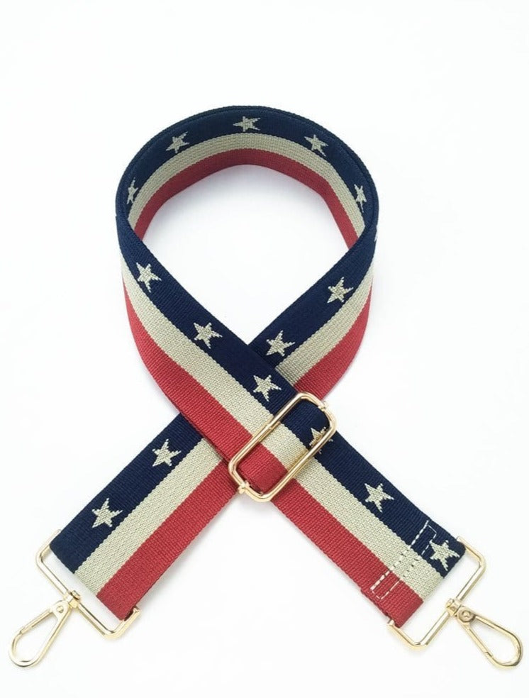 TG10193 American Flag Adjustable Guitar Strap - MiMi Wholesale