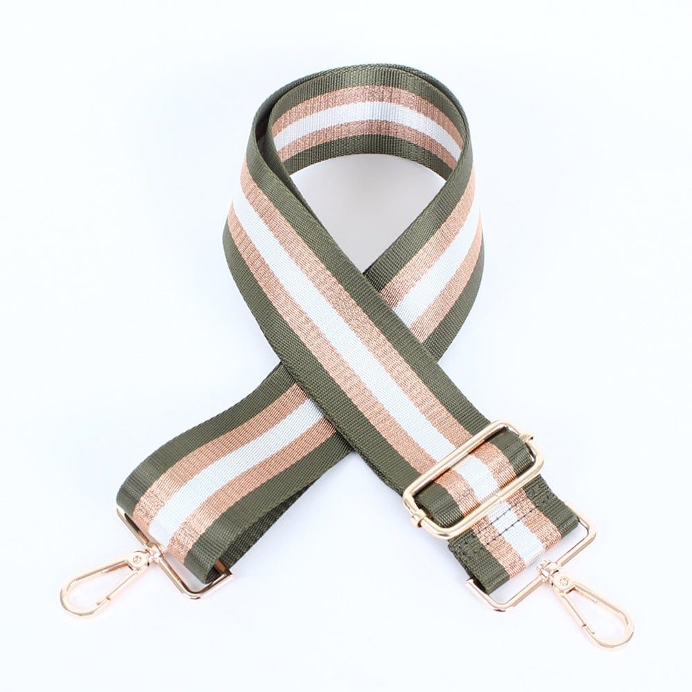 TG10195 Champaign Stripe Adjustable Guitar Strap - MiMi Wholesale