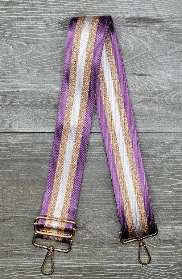 TG10195 Champaign Stripe Adjustable Guitar Strap - MiMi Wholesale