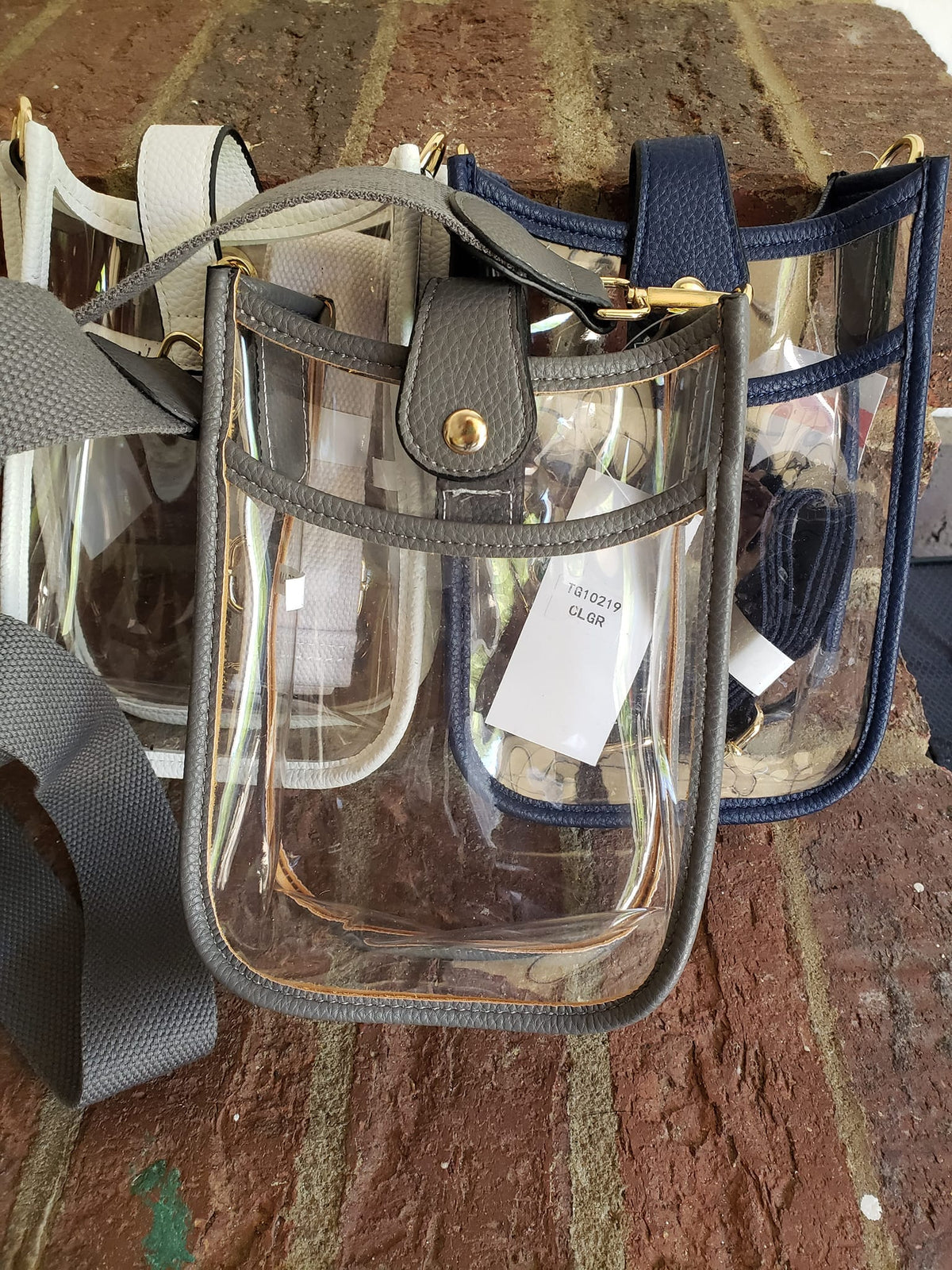 TG10219 Game Day Mini Clear Crossbody Bag - MiMi Wholesale