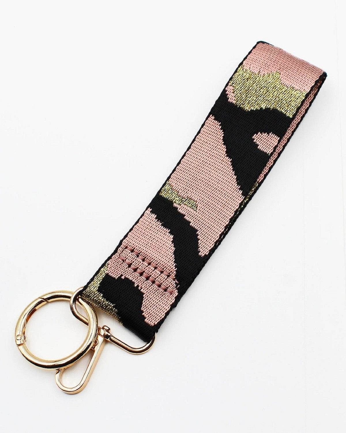 TG10274 Shimmer Camo Keychain Wristlet - MiMi Wholesale