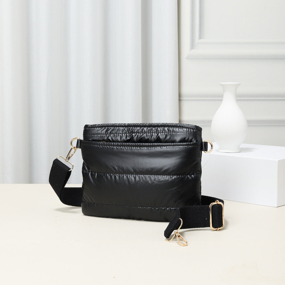 TG10282 Bailey Puffer Quilted Crossbody Bag - MiMi Wholesale