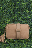 TG10297 Suede Camera Crossbody Bag - MiMi Wholesale