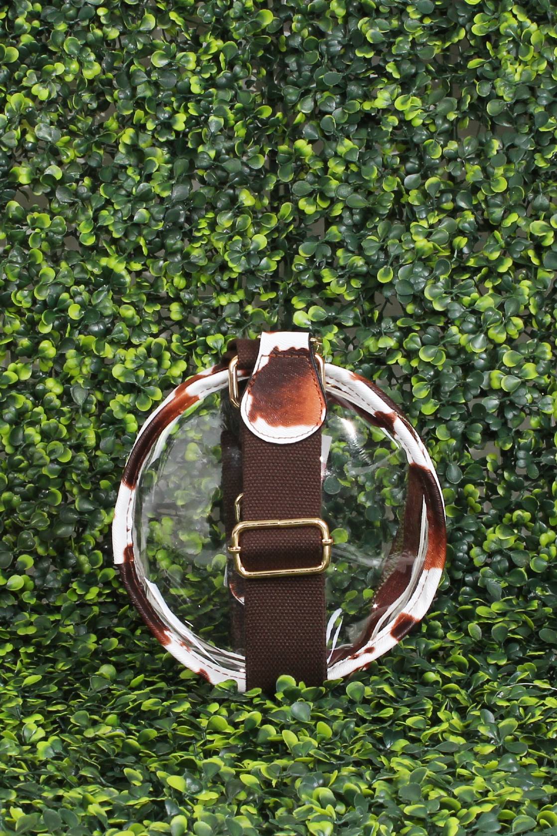 TG10423 Round Clear Crossbody Bag - MiMi Wholesale