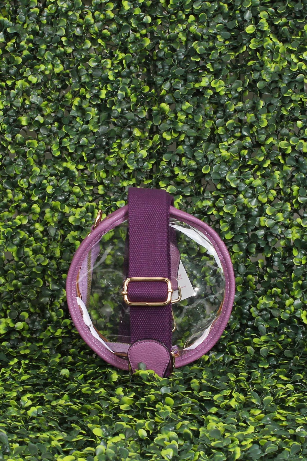TG10423 Round Clear Crossbody Bag - MiMi Wholesale