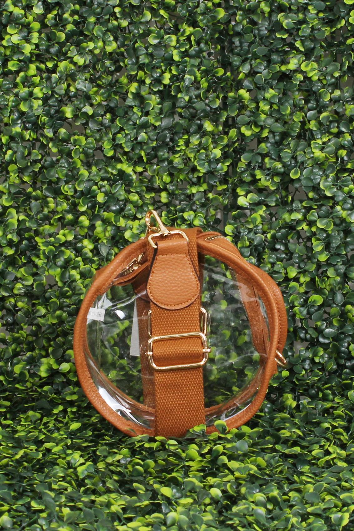 TG10423 Round Clear Crossbody Bag - MiMi Wholesale
