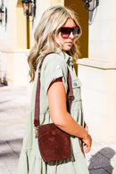 TG10540 Tasia Mini Suede Crossbody Bag - MiMi Wholesale