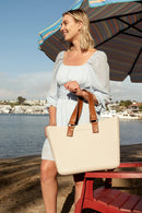 V2023TX Carrie All Textured Versa Tote w/ Interchangeable Straps - MiMi Wholesale