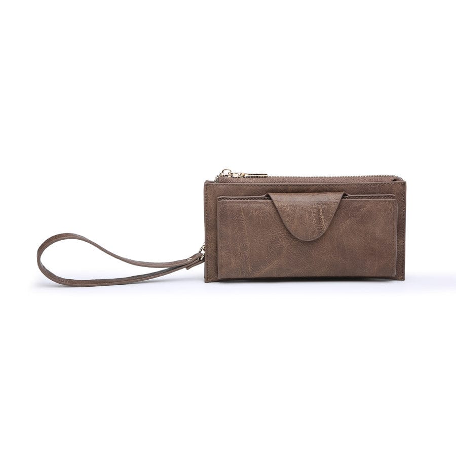 WL0004RF RFID Wallet w/ Snap Closure and Zip Change Pocket - MiMi Wholesale