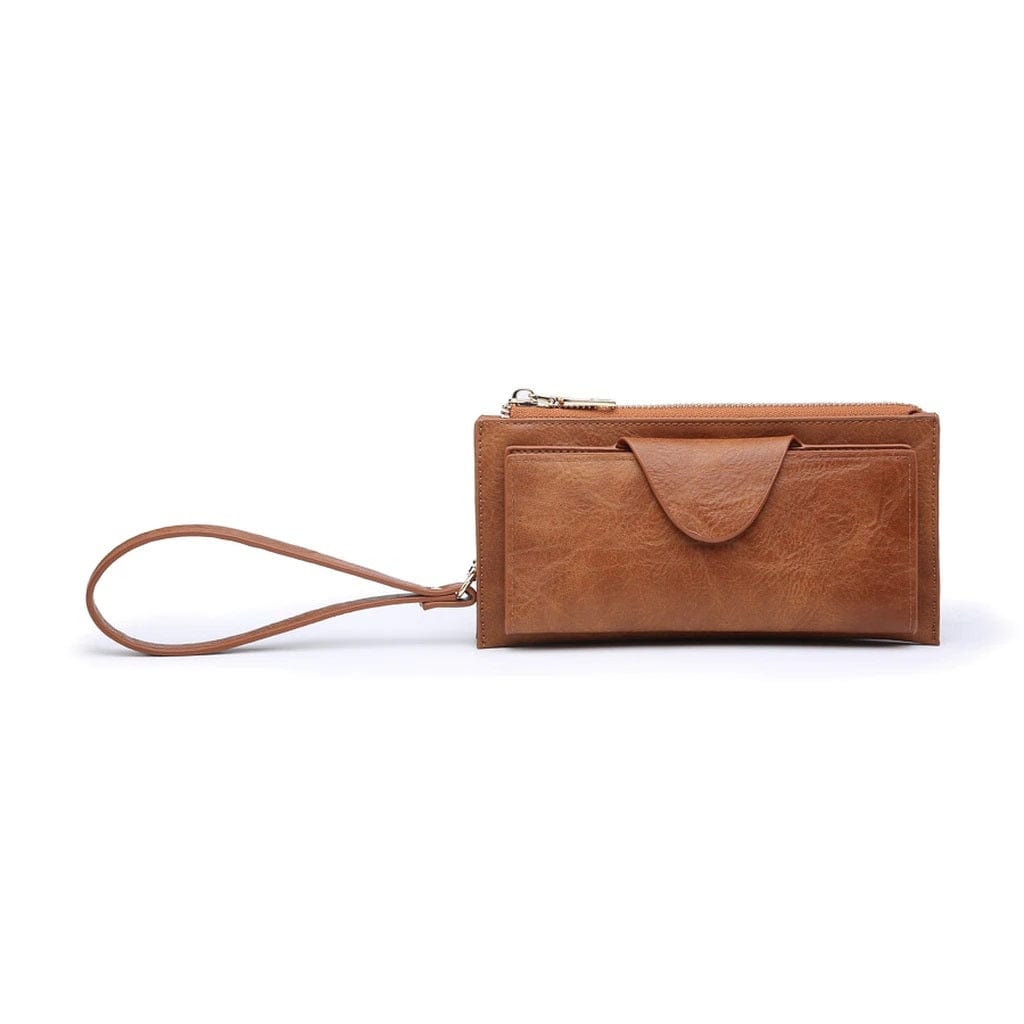 WL0004RF RFID Wallet w/ Snap Closure and Zip Change Pocket - MiMi Wholesale