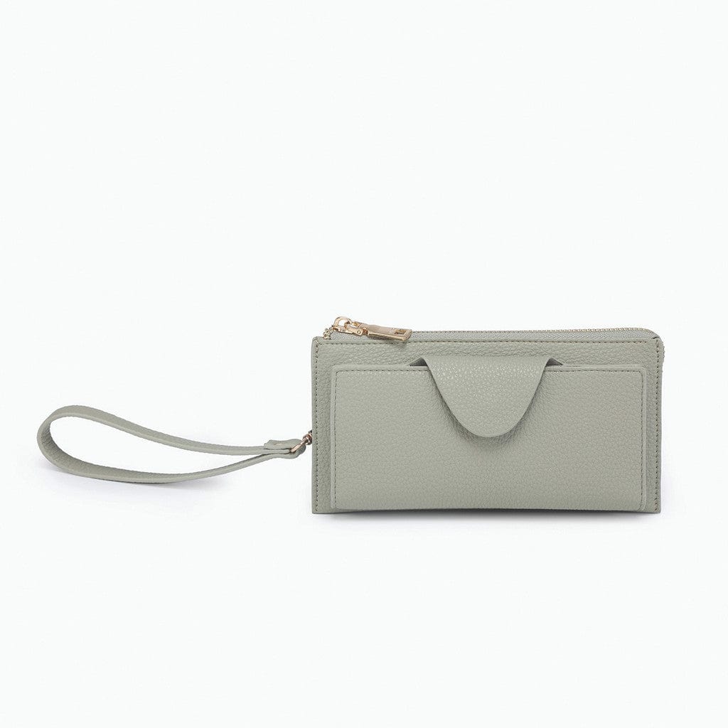 WL0004RF RFID Wallet w/ Snap Closure and Zip Change Pocket - MiMi Wholesale