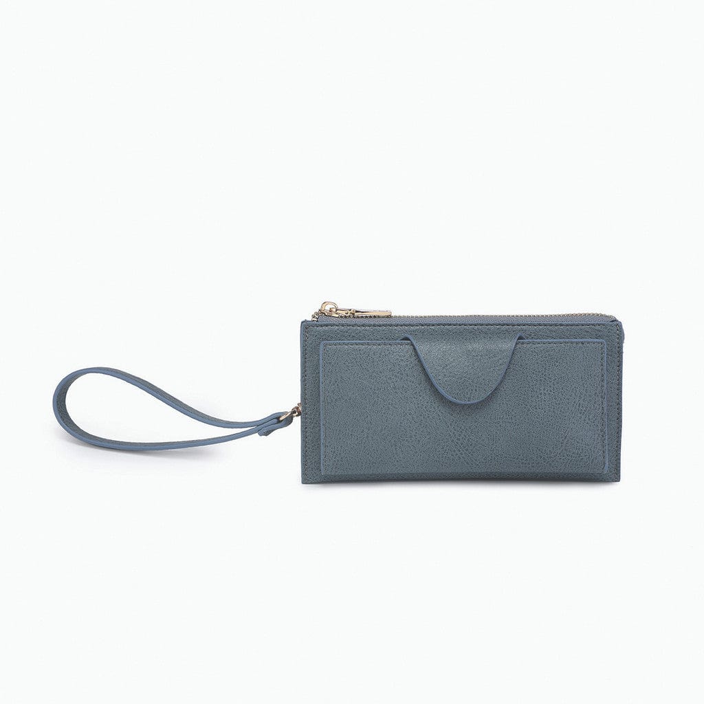 WL0004RF RFID Wallet w/ Snap Closure and Zip Change Pocket - MiMi Wholesale