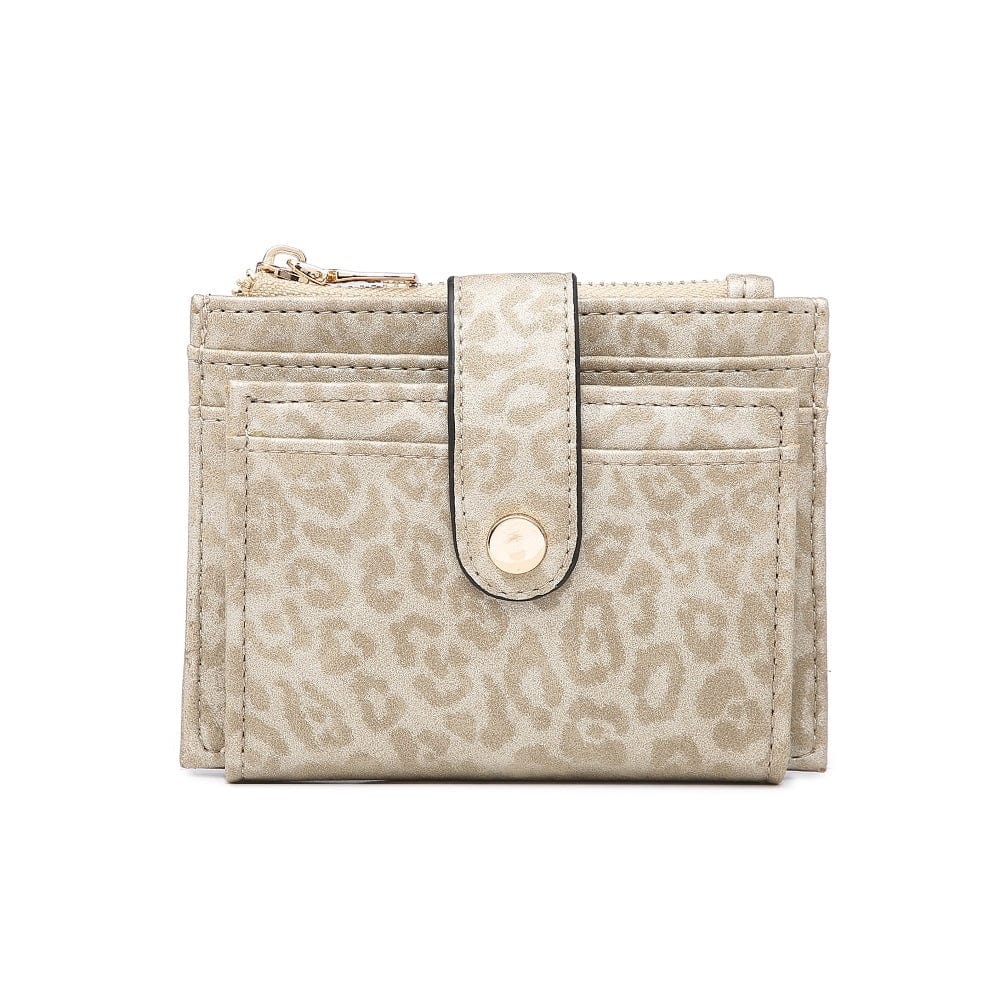 WL1904 Mini Snap Button Wallet & Cardholder w/ Zipper Pocket - MiMi Wholesale