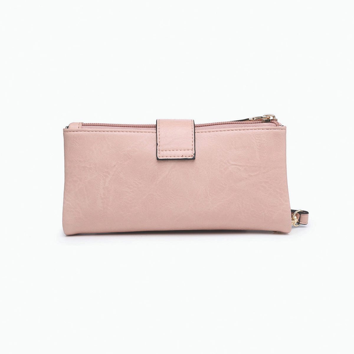WL2230 Cadence Buckle Wallet/Clutch w/ Zip Top - MiMi Wholesale