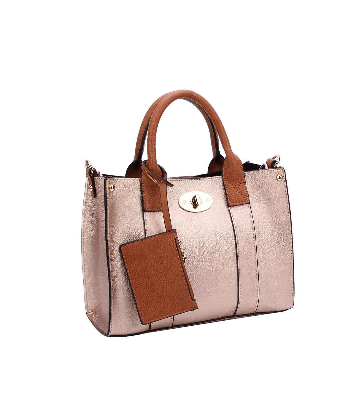 WU061 Cameran 3-in-1 Boxy Satchel & Crossbody - MiMi Wholesale
