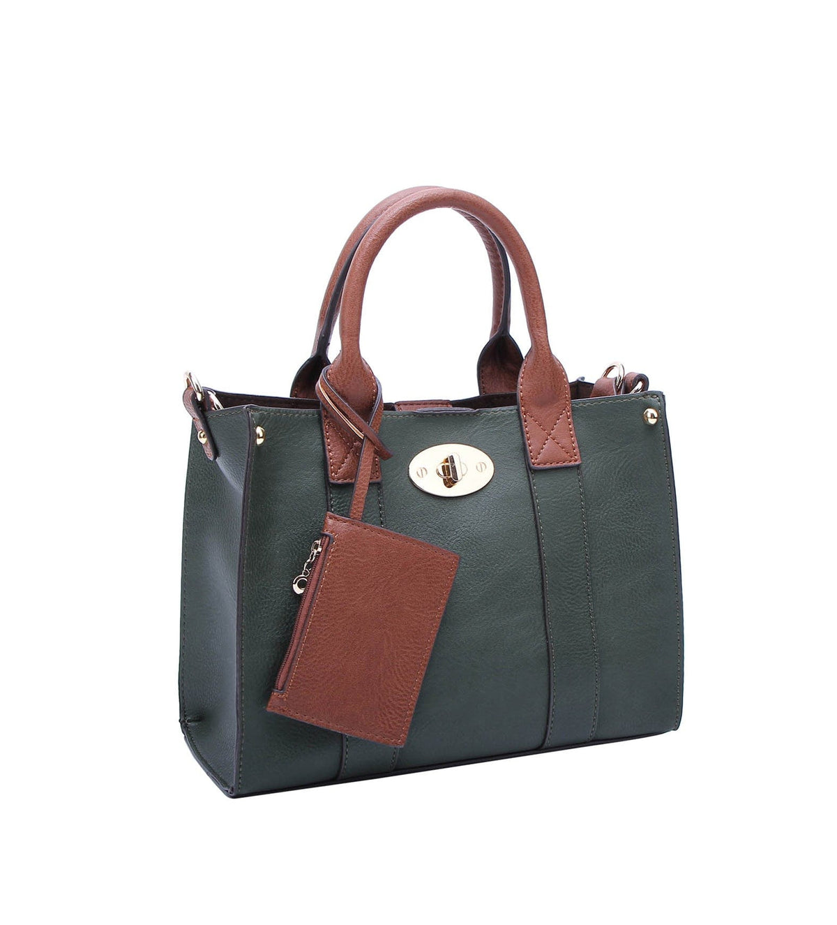 WU061 Cameran 3-in-1 Boxy Satchel & Crossbody - MiMi Wholesale