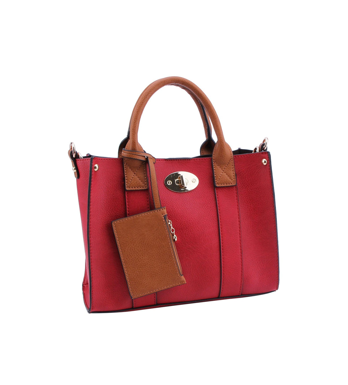 WU061 Cameran 3-in-1 Boxy Satchel & Crossbody - MiMi Wholesale