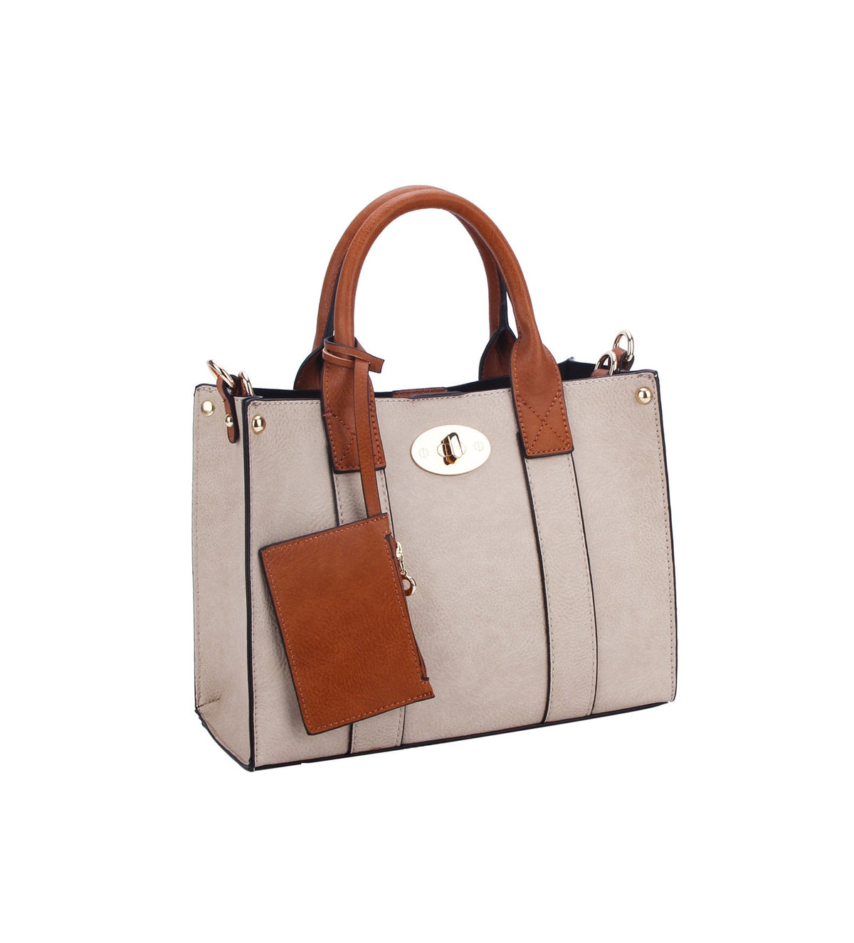 WU061 Cameran 3-in-1 Boxy Satchel & Crossbody - MiMi Wholesale
