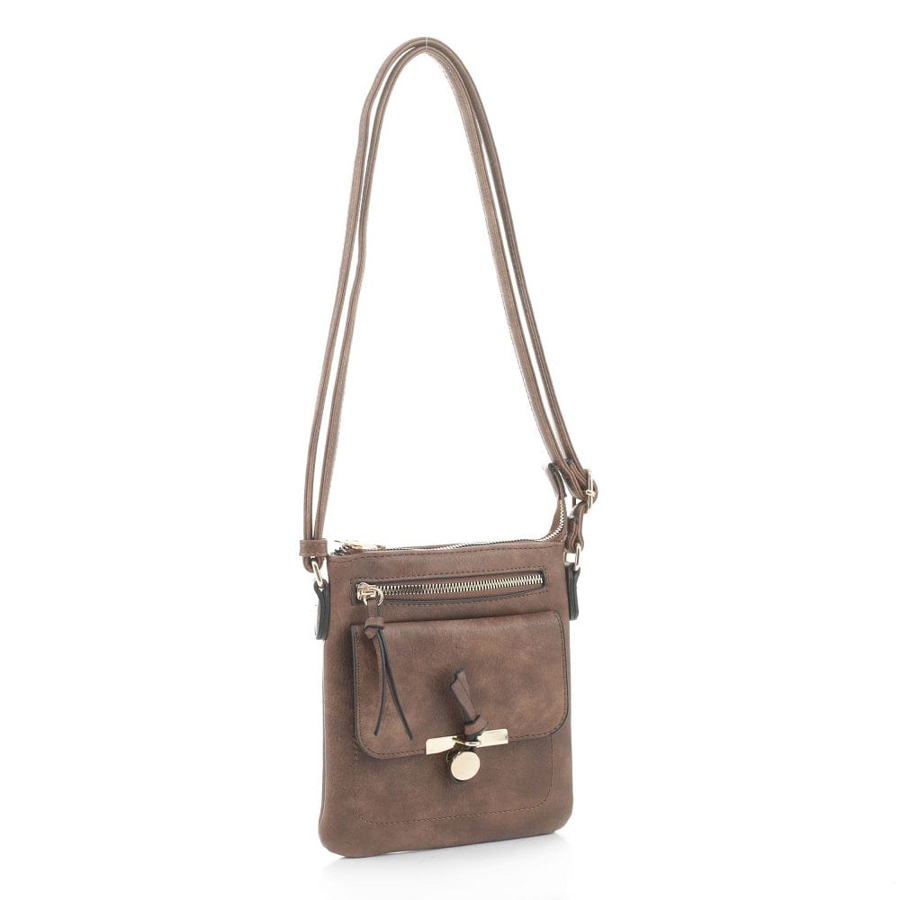 XB6194 Monogrammable Soft Modern Crossbody - MiMi Wholesale