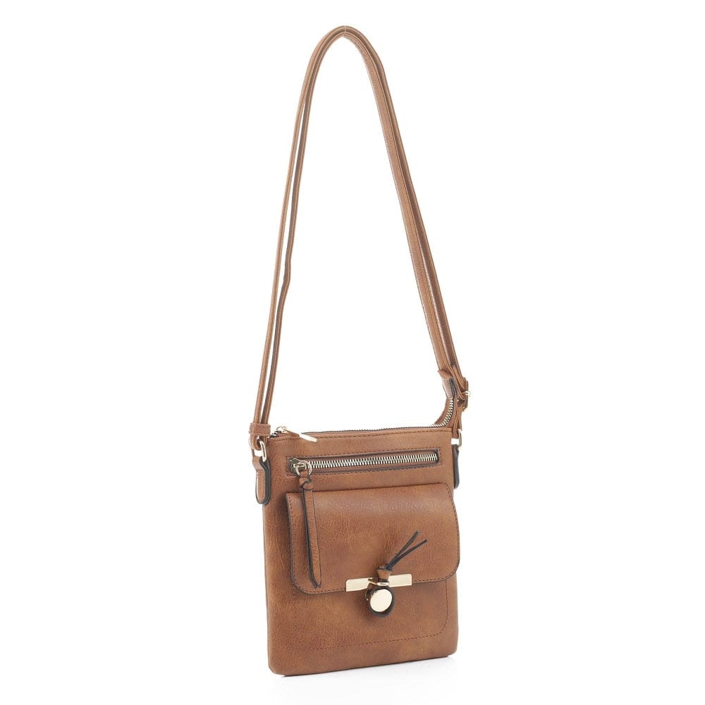 XB6194 Monogrammable Soft Modern Crossbody - MiMi Wholesale