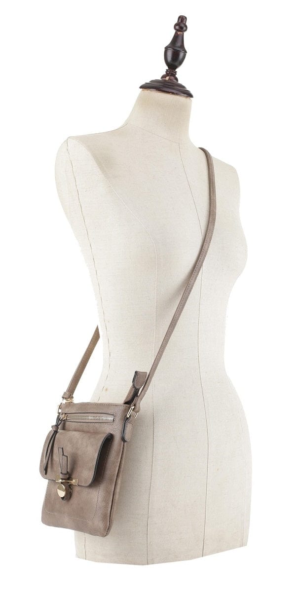 XB6194 Monogrammable Soft Modern Crossbody - MiMi Wholesale