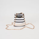 TG10885 Lola Stripe Mini Bucket Crossbody Bag
