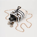 TG10885 Lola Stripe Mini Bucket Crossbody Bag